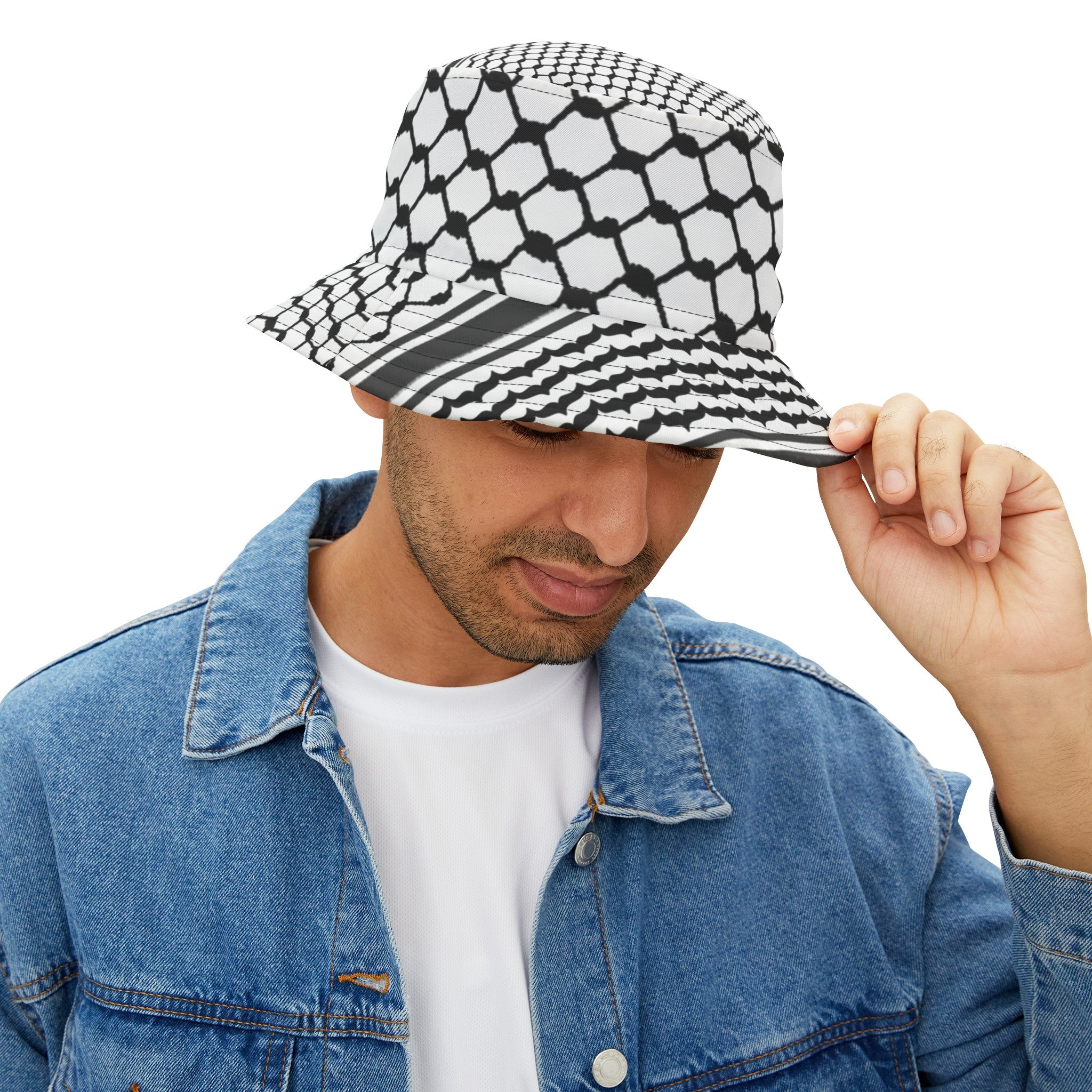 Kufiya Bucket Hat (HRC)