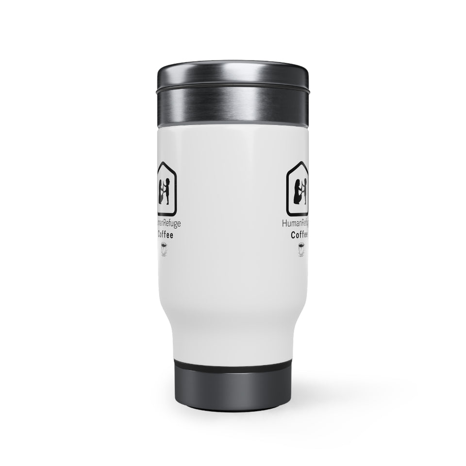 HRC Stainless Steel Travel Mug with Handle, 14oz