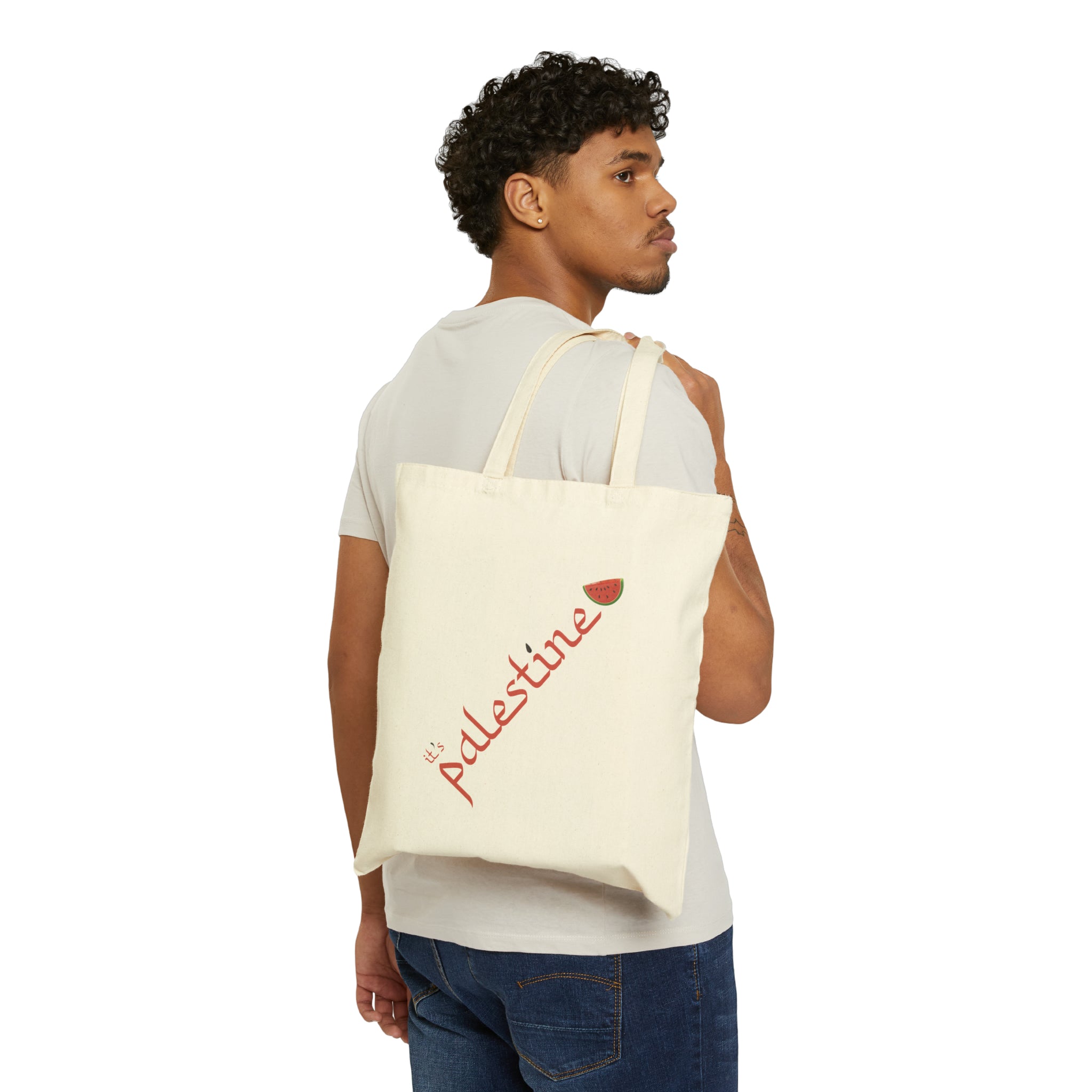 "It's Palestine" HRC Cotton Canvas Tote Bag