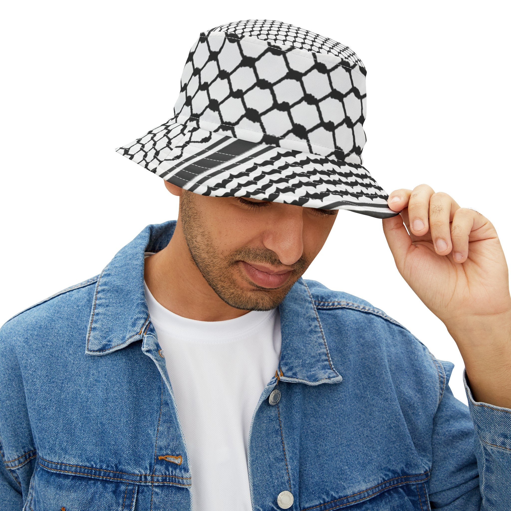 Kufiya Bucket Hat (HRC)