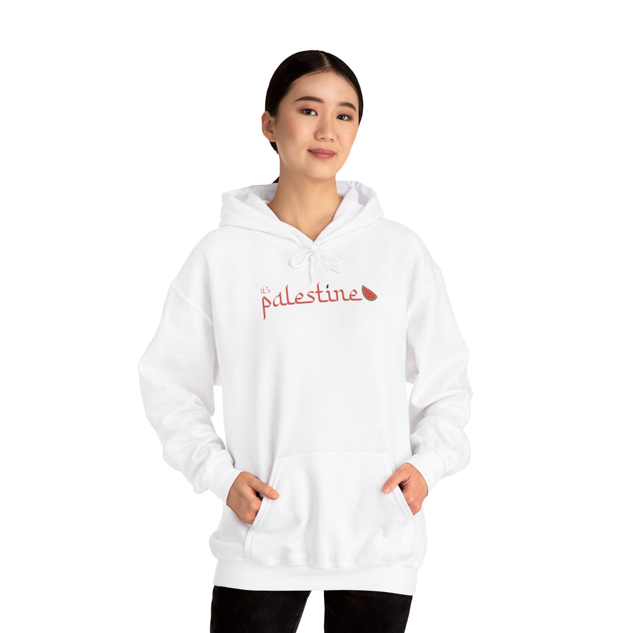 HRC Hoodie "It's Palestine" - White