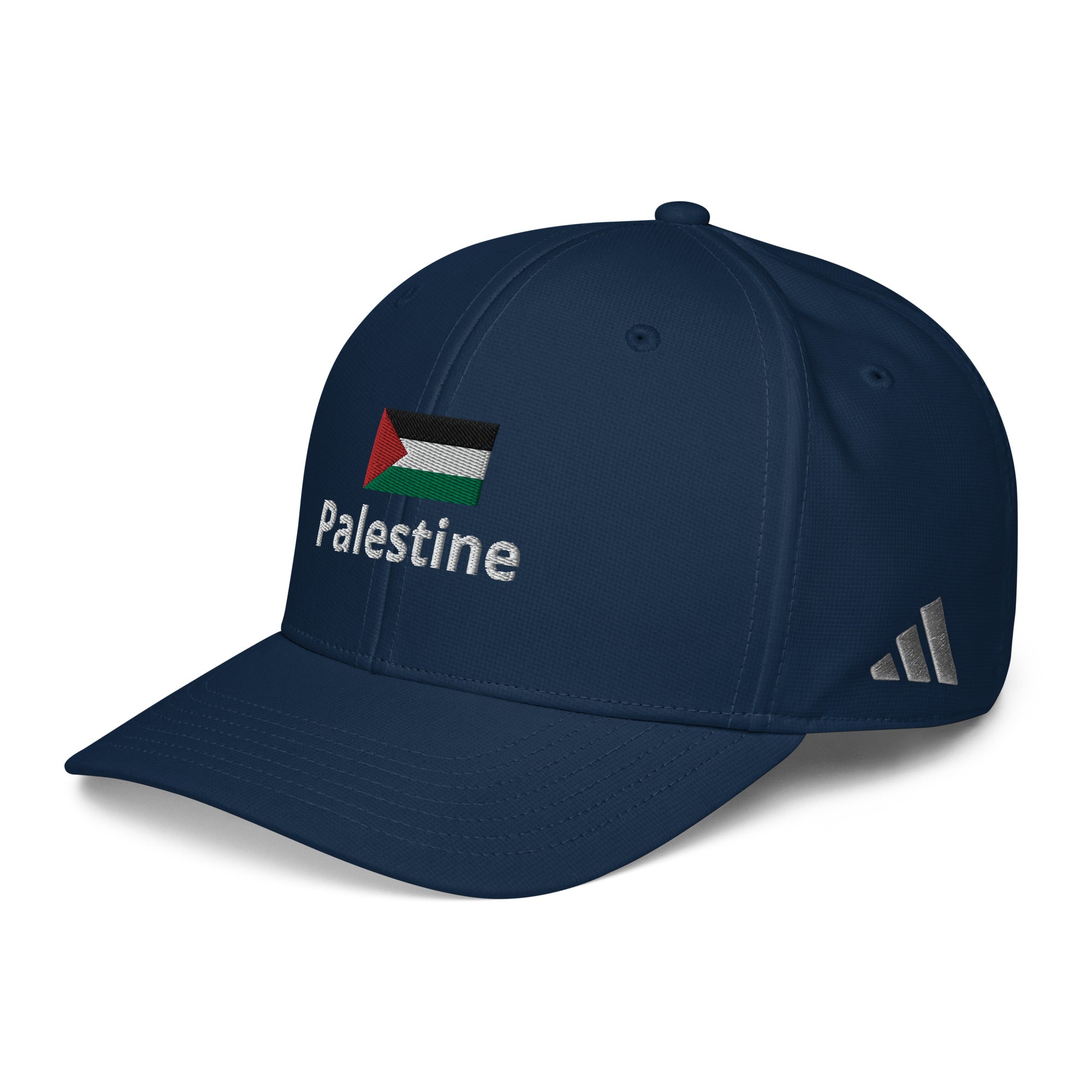 Palestine & Flag Embroidered Adidas performance cap