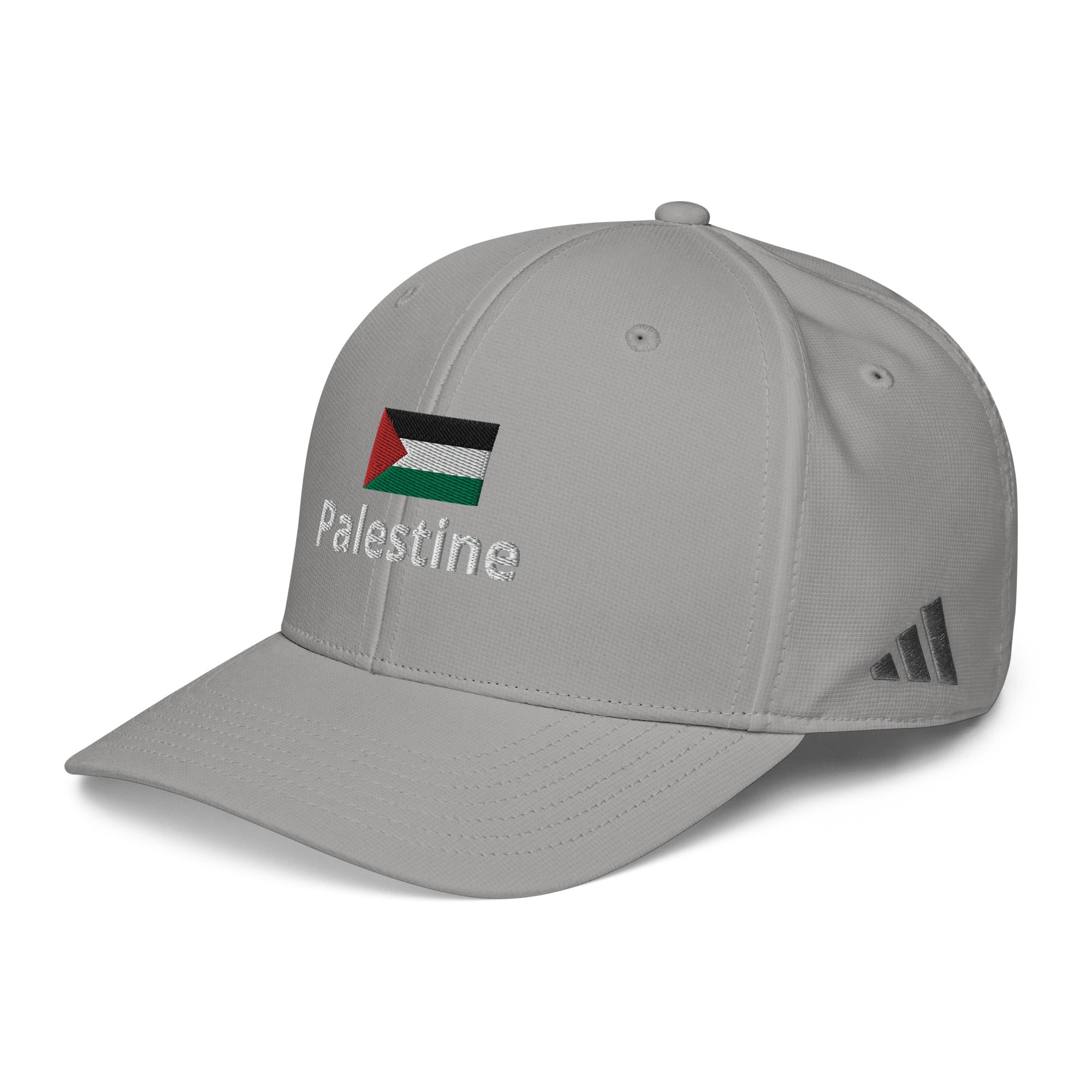 Palestine & Flag Embroidered Adidas performance cap